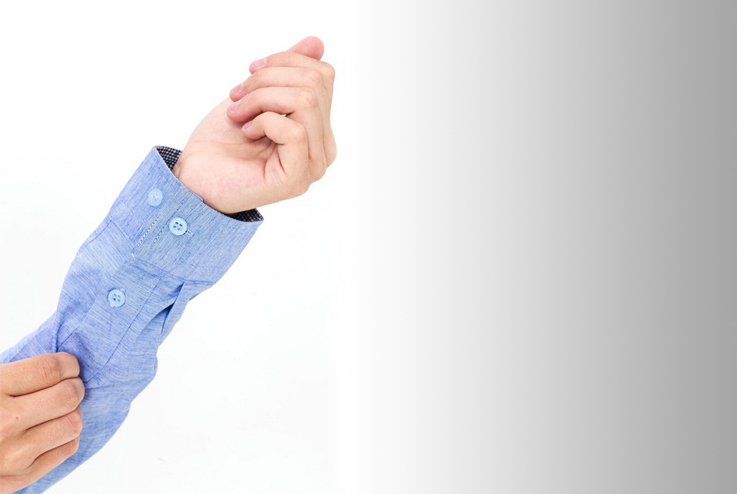 Mens shirt wrist
